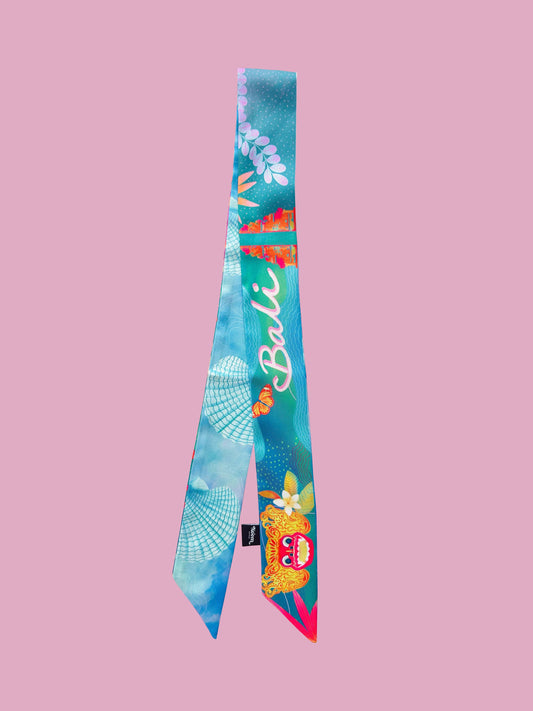 Bali Twilly – Artistic Polytwill Scarf (100 x 5 cm)